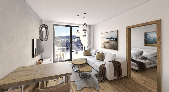 Prodej bytu 2+kk 35 m², Čachrov-Javorná