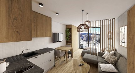 Prodej bytu 1+kk 27 m², Čachrov-Javorná